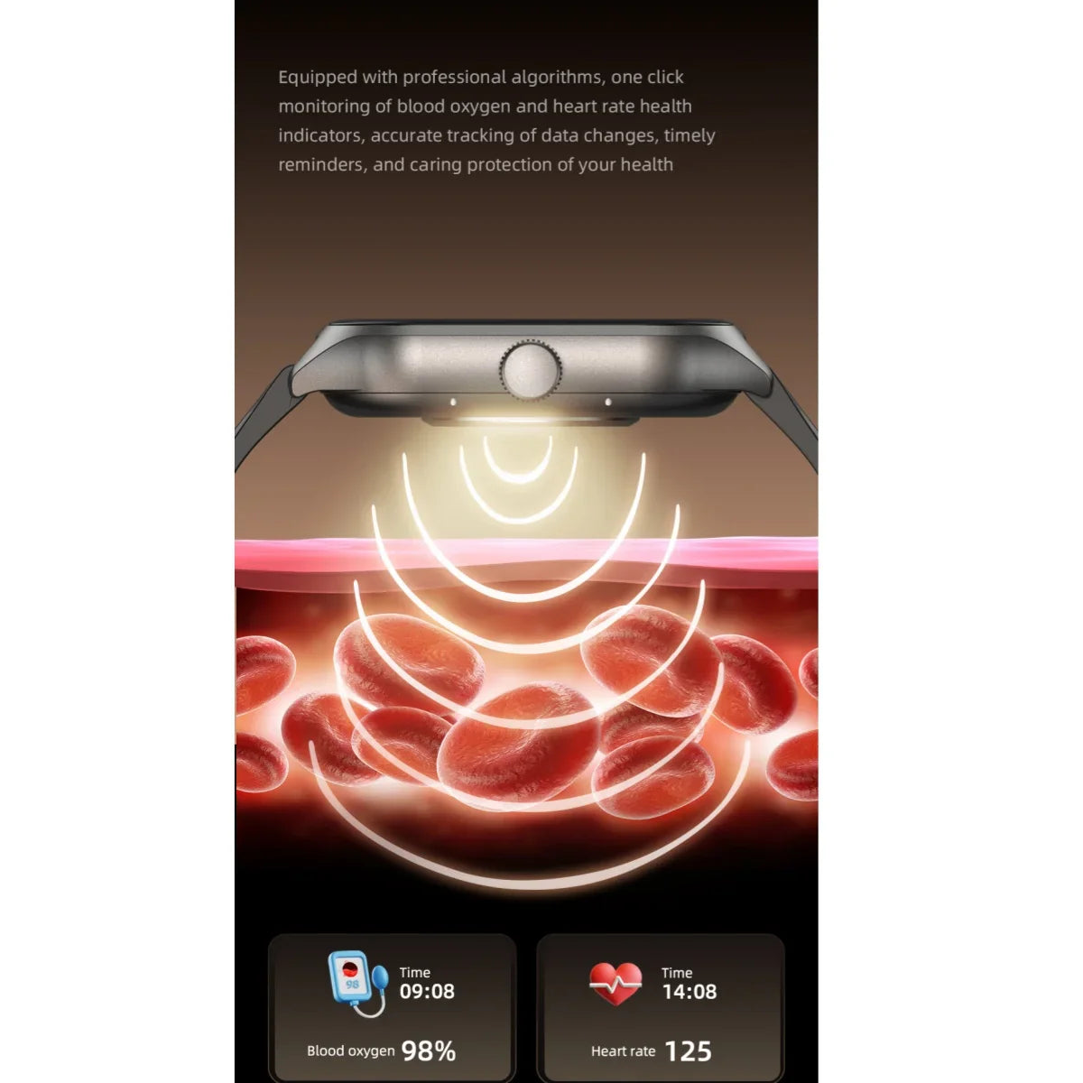 GOLDENSPIKE VP29 4G Smart Watch | 2.29" AMOLED, 8MP Camera, GPS