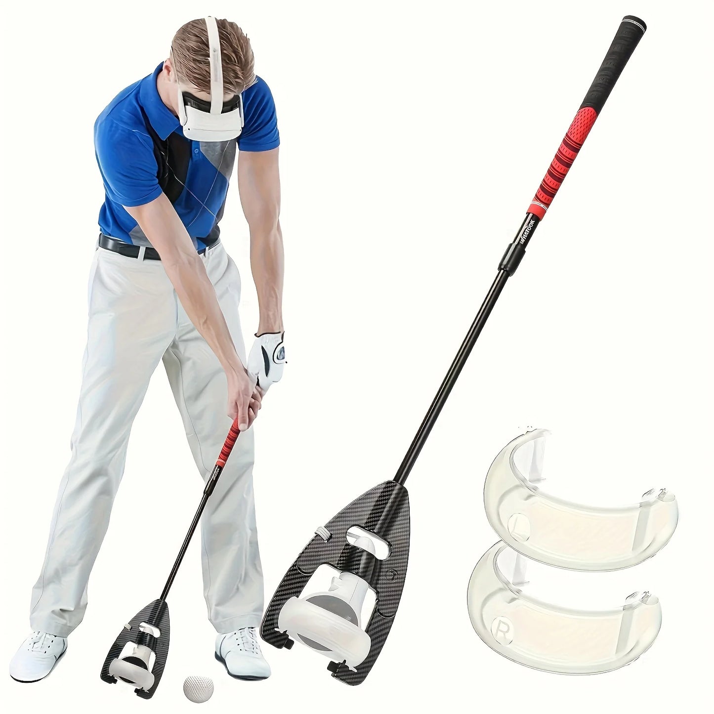 VR Golf Club for Meta Quest 2 – Adjustable, Left & Right Hand