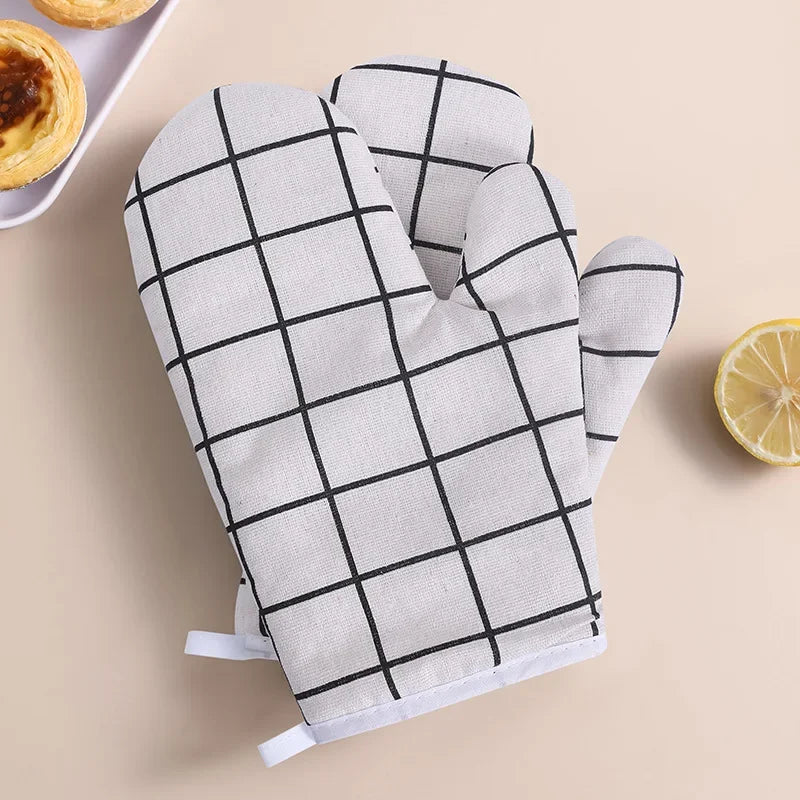 Heat-Resistant Oven Mitts | Insulated Kitchen Gloves 2-Pack