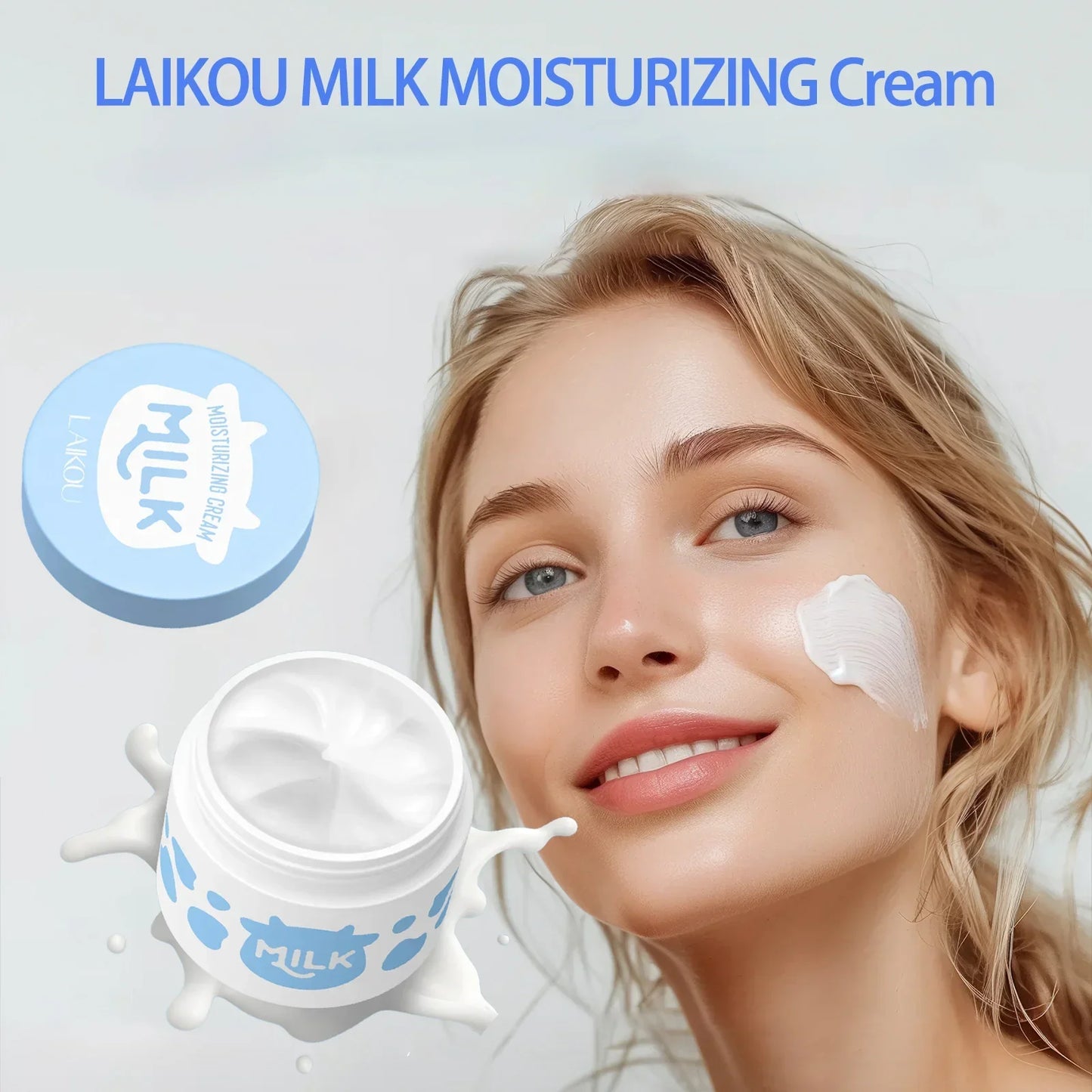 LAIKOU Milk Moisturizing Face Cream – Hydrating Day & Night 25g