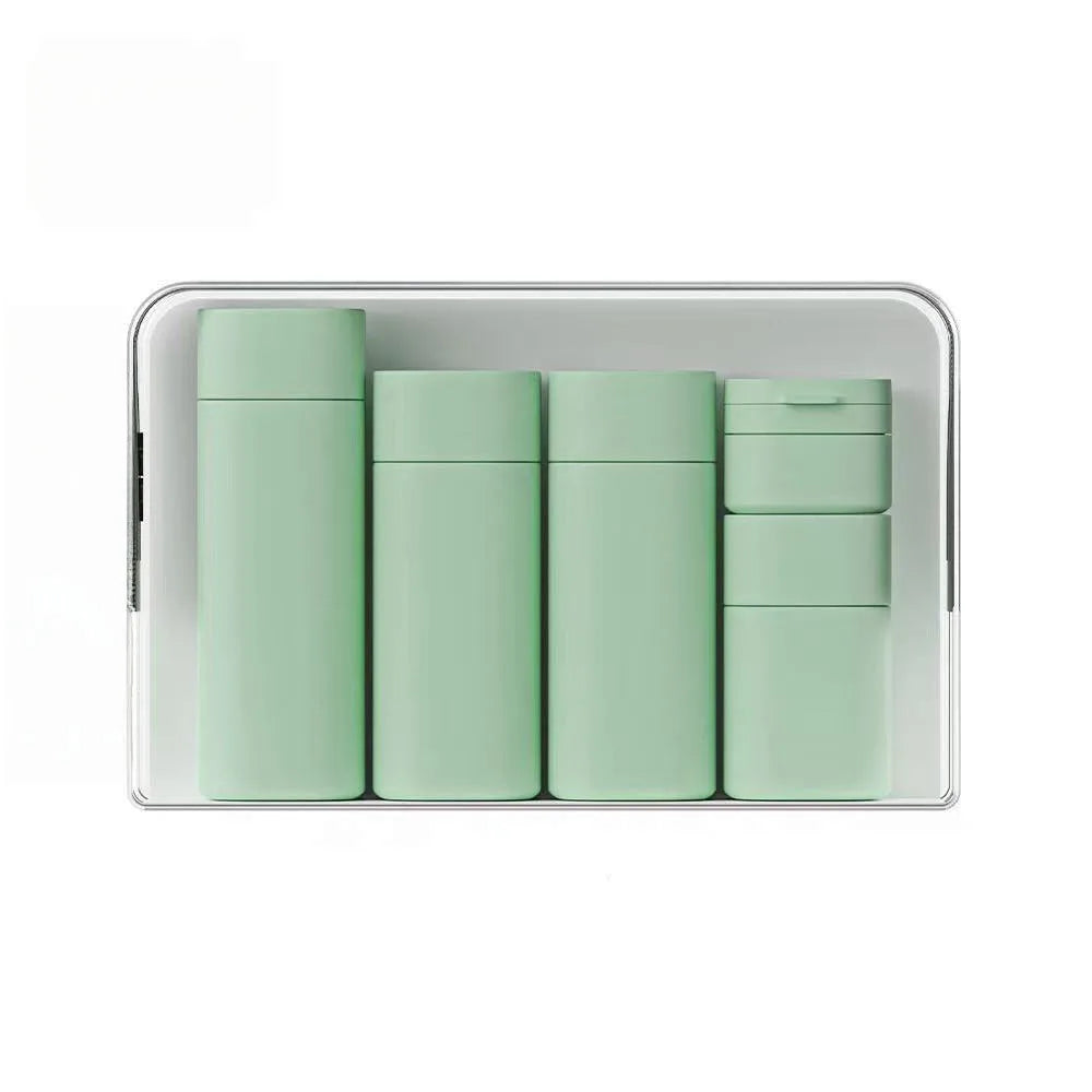 Silicone Travel Bottles Set – Refillable Squeezable Containers