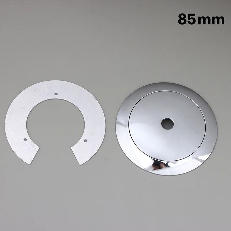 Aluminum Cap For Glass Globe Lampshade Arc Tray Flying Saucer Style Holder Lightweight Durable For Home Restaurant Lighting Peaceful Pleasures Health and Wellness 85mm Silver