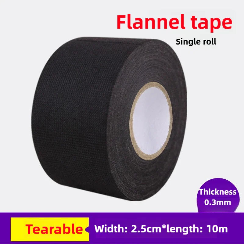 25mm x 15M Automotive Flannel Wiring Harness Tape Anti-Rattle