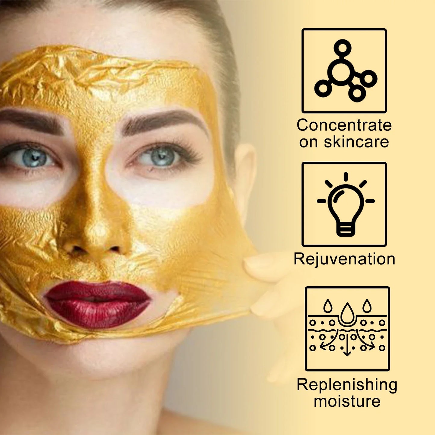 Jaysuing Gold Peel-Off Face Mask – Pores, Firming & Fine Lines