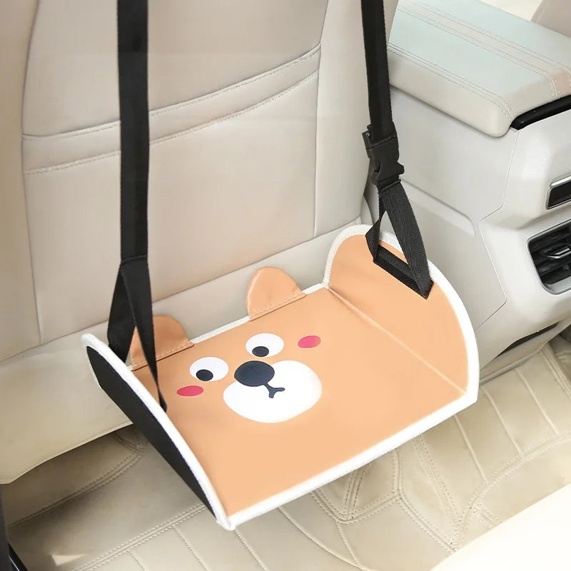 Portable Hanging Foot Hammock – Car, Office & Flight Footrest
