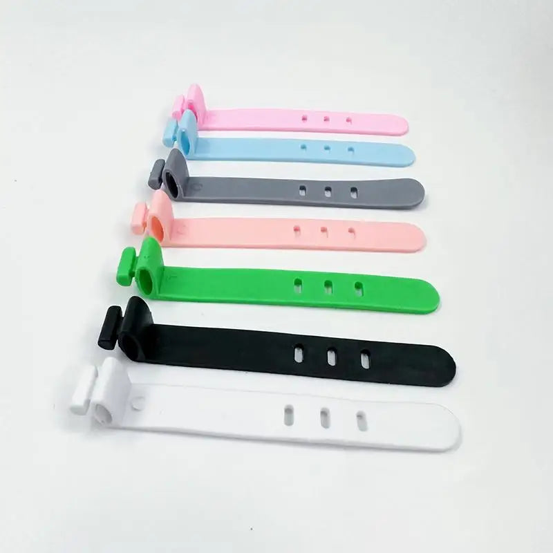 20-Pack Silicone Cable Organizer Ties | Wire & Cord Management