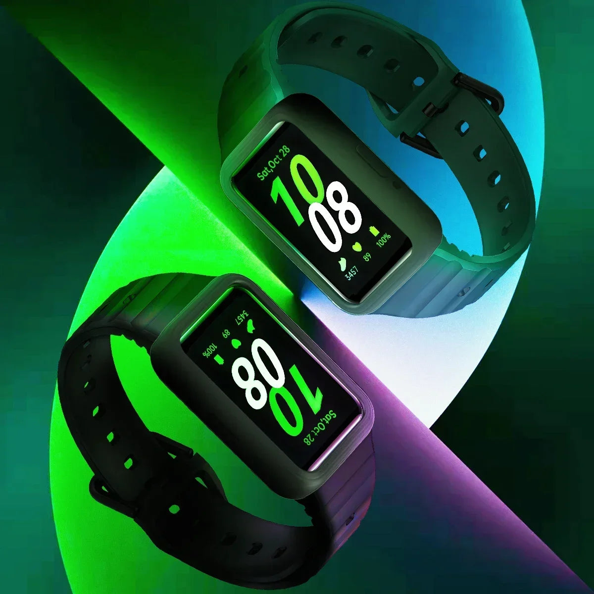 Soft Silicone Case for Samsung Galaxy Fit 3 Watch Candy Color Full Coverage Protective Cover for Galaxy Watch Fit 3 Accessories Peaceful Pleasures Health and Wellness