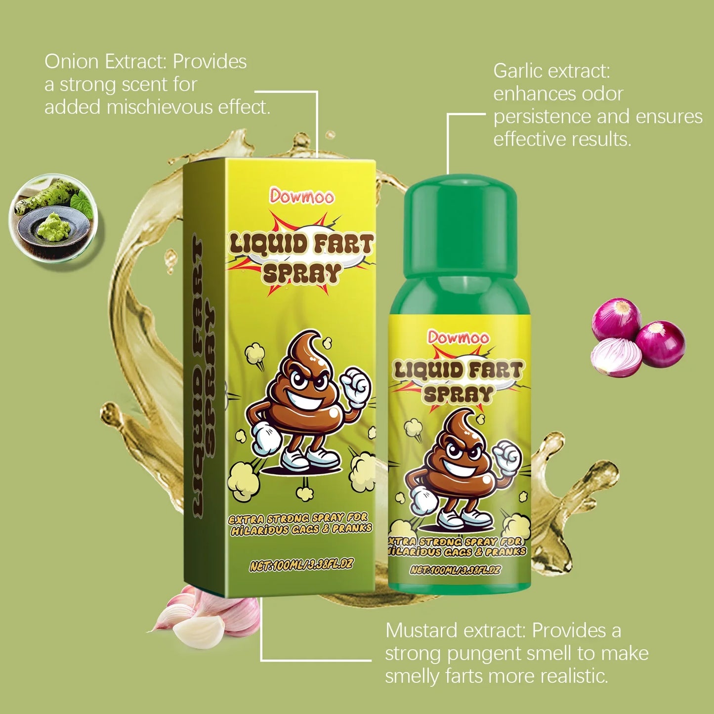 Fart Stink Spray Prank Gag Gift – 100ml Novelty Joke Bottle