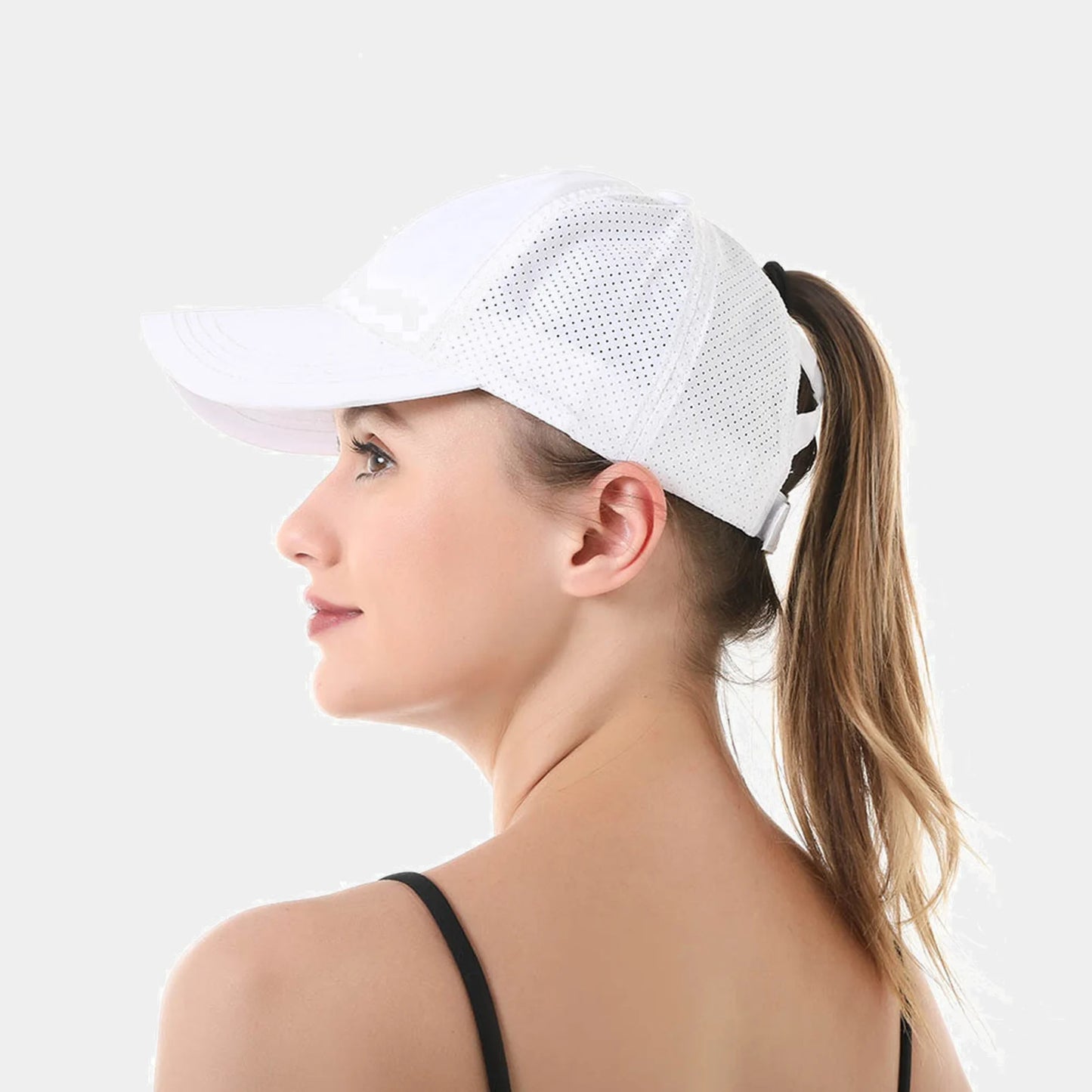 Basic Women's Baseball Cap Quick Drying Adjustable Trendy Sunshade Hats for Running Hiking Training Peaceful Pleasures Health and Wellness