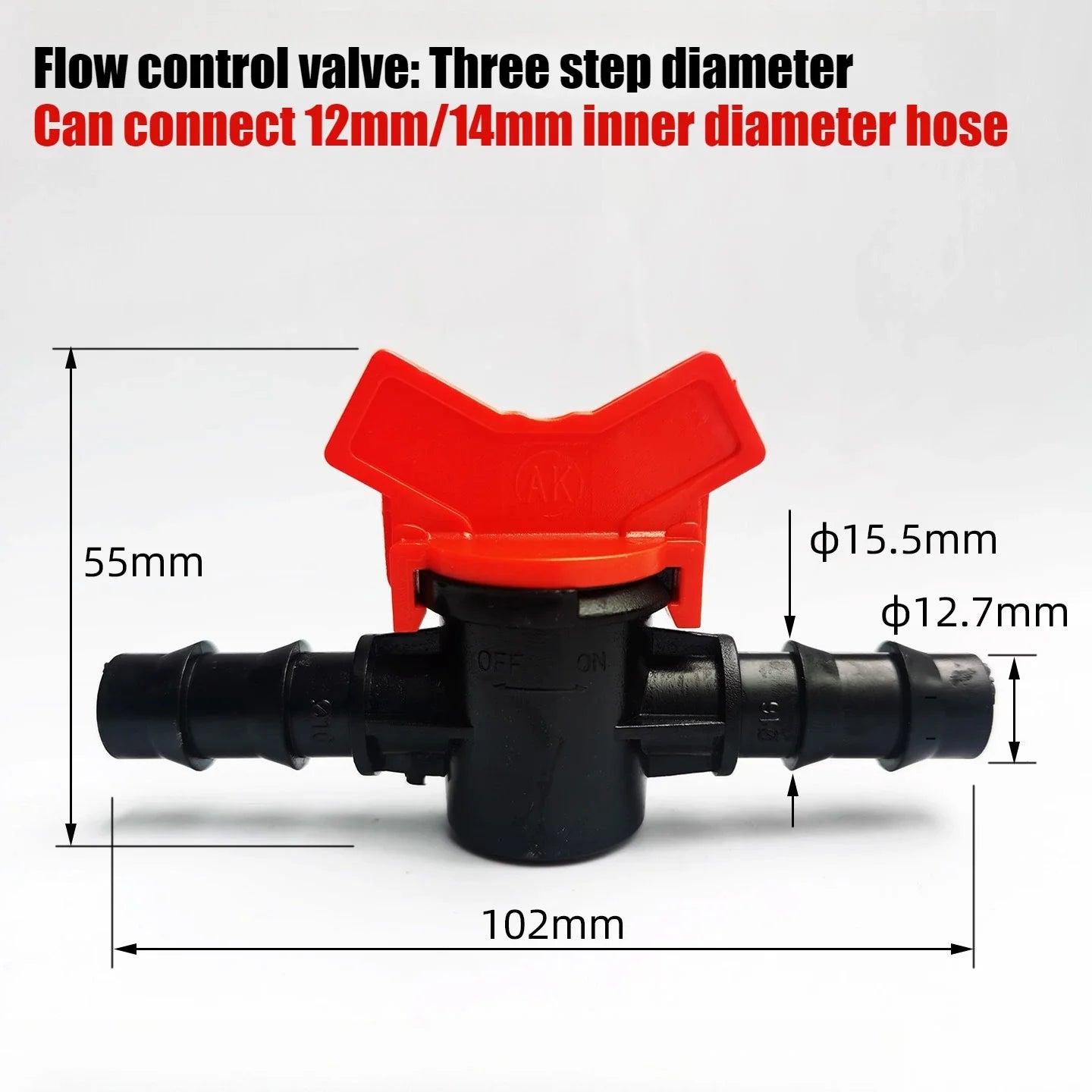 Waterstop By-Pass Valve DN6–DN20 Male Thread | Garden Hose Switch