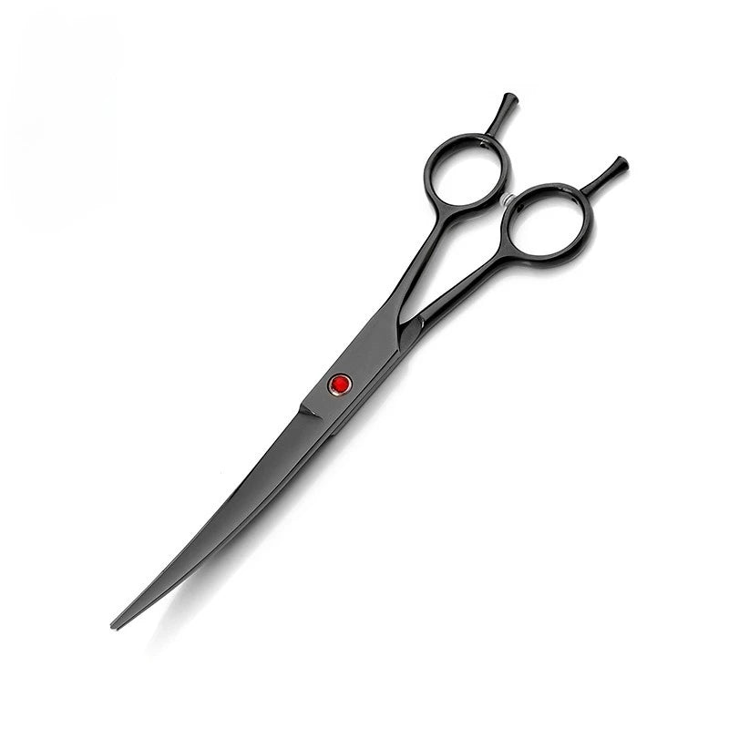 Dog Grooming Scissors Purple Dragon " 7" Stainless Pet Beauty Scissors Cutting Scissors Thinning Shears Curved Peaceful Pleasures Health and Wellness