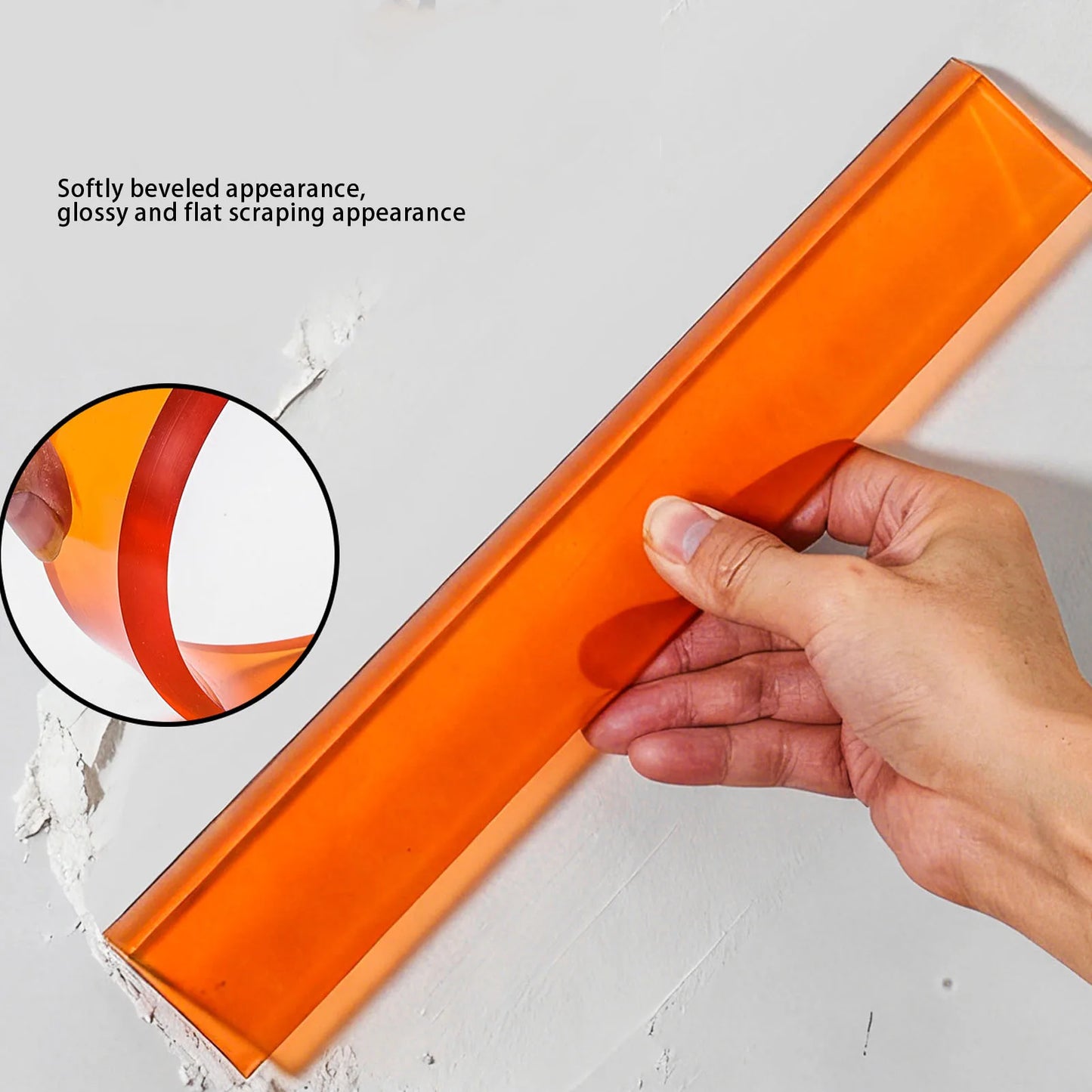 Putty Scraper Arc Shaped Bendable Resilience Plaster Repair Tool Wall