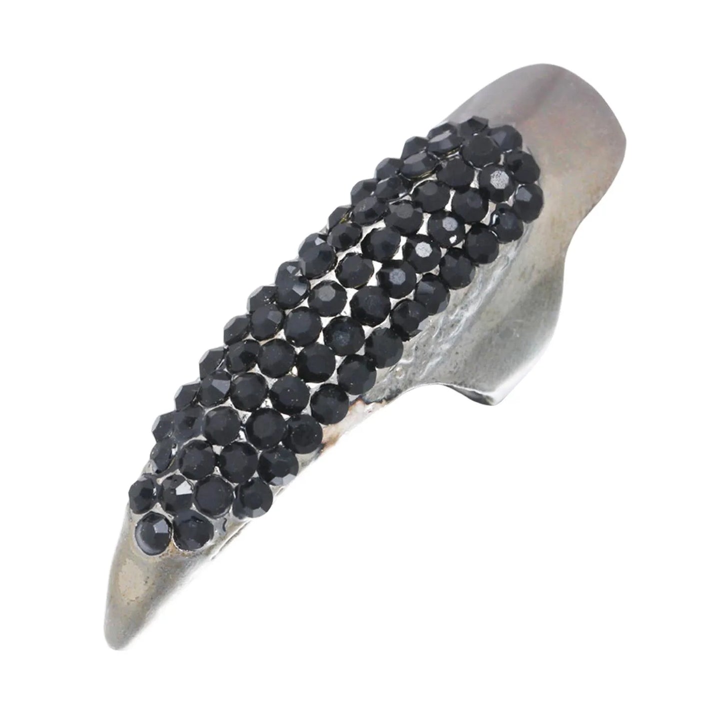 5pcs Punk Finger Rings Eagle Claw Ring Black Crystal Design Halloween Party Cosplay Costume Rings Jewelry Nail Art Decoration Peaceful Pleasures Health and Wellness