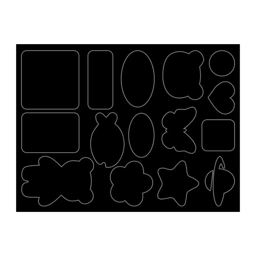Apparel Applique Self Adhesive Black Patches DIY Craft Washable Waterproof Patch Sewing Fabric Sticker Thermal Transfer Peaceful Pleasures Health and Wellness Black