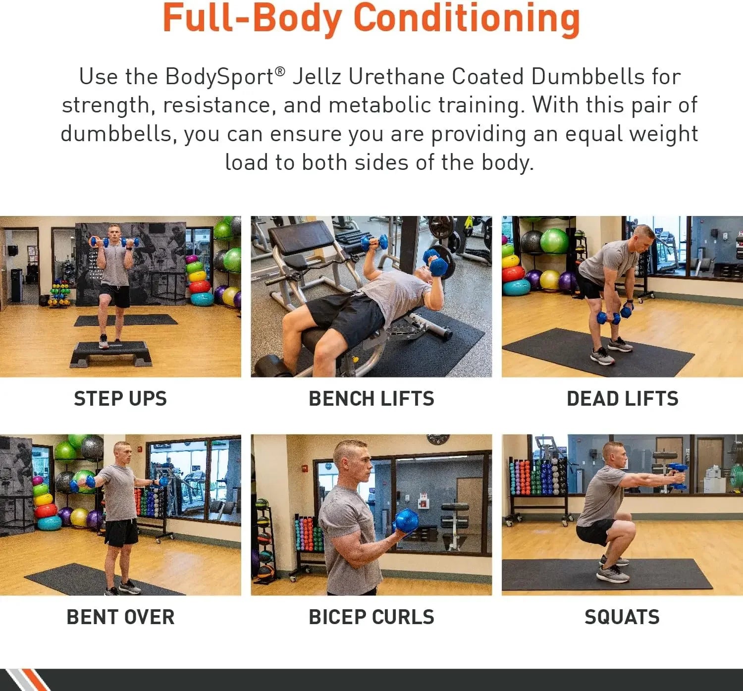 Premium Urethane Dumbbells with Steel Core & Ergonomic Gel Coating Peaceful Pleasures Health and Wellness