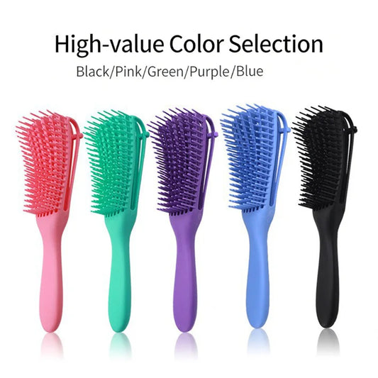 Hair Comb Detangling Brush Scalp Massage Hair Brush Detangler Brush for Curly Hair Thick Hair Octopus Hairbrush Women Men Salon Peaceful Pleasures Health and Wellness