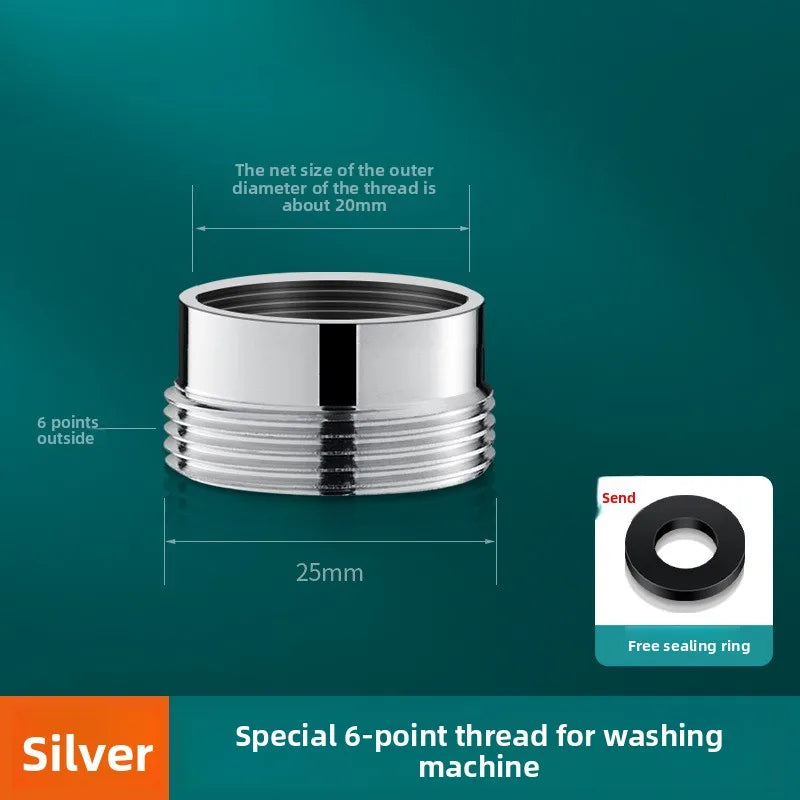 3/4" & 1/2" Thread Faucet Hose Tap Water Quick Connector
