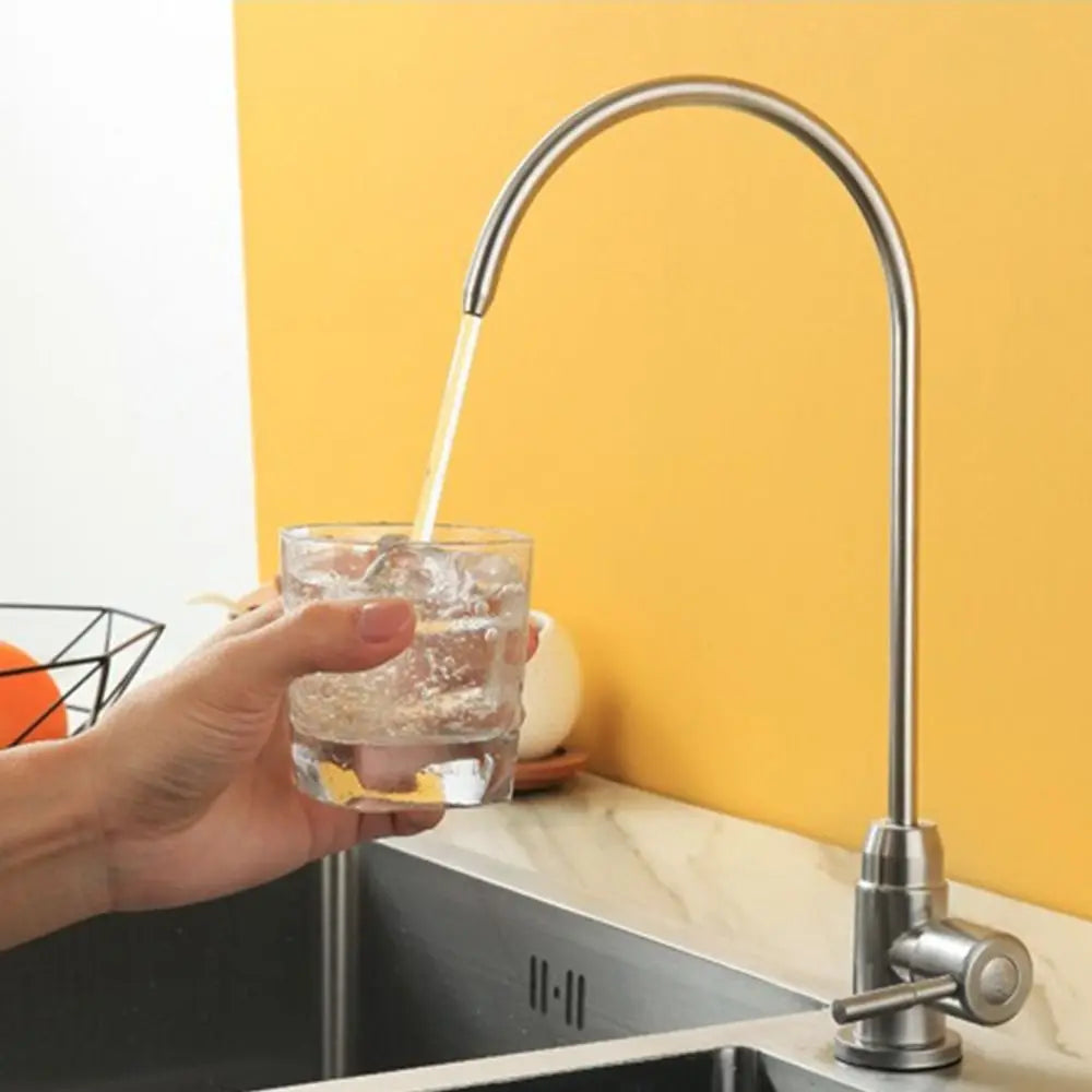 Stainless Steel Water Filter Faucet | 360° Swivel Kitchen Tap
