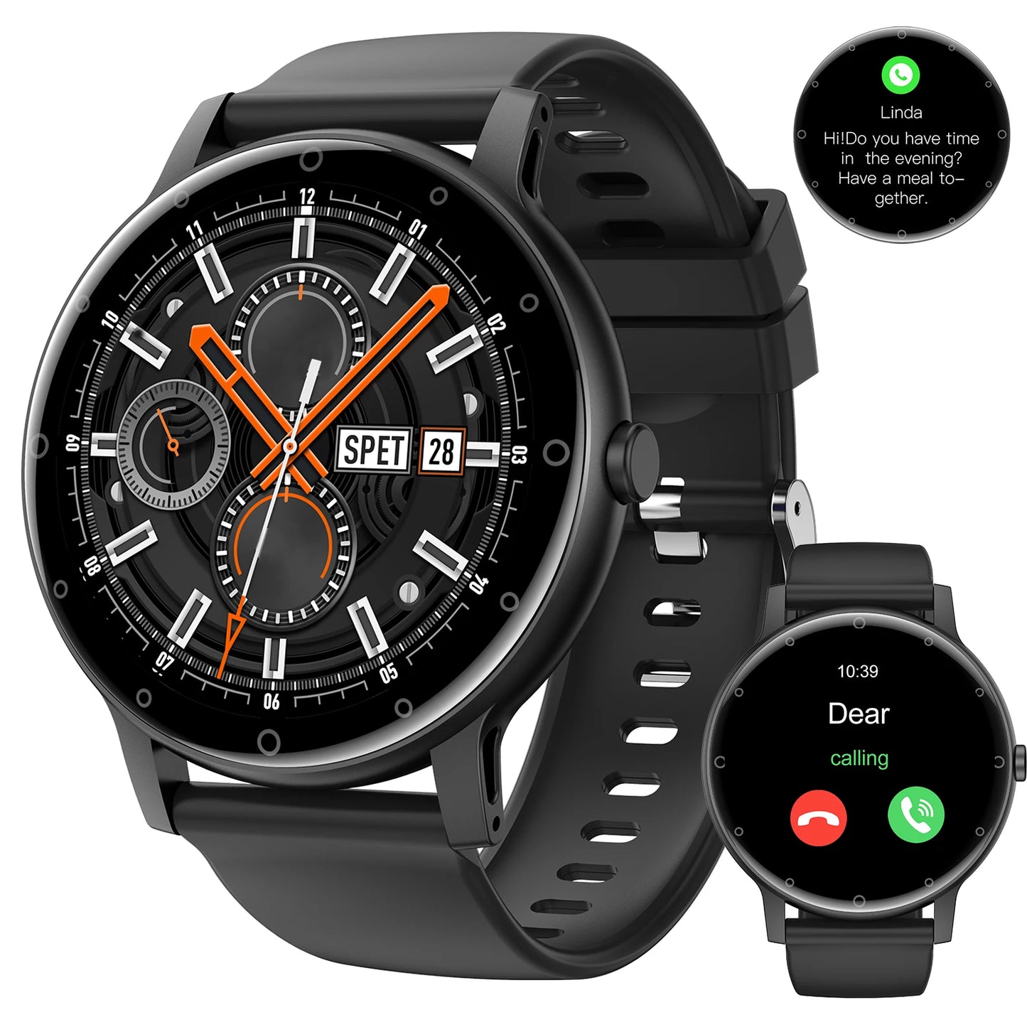 LOMAXFR Smart Watch | Multi-Sport, Heart Rate & Notifications