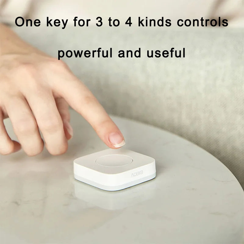 Aqara Mini Wireless Switch Zigbee Sensor Smart Button One Key Control Remote Control Home Automation for Homekit Xiaomi Mi Home Peaceful Pleasures Health and Wellness