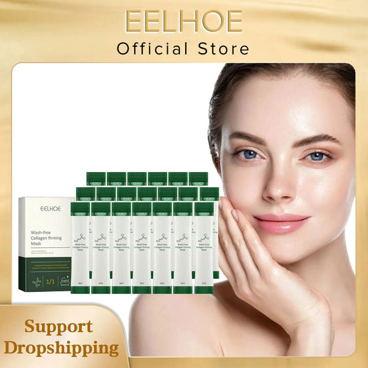 EELHOE Collagen Firming Sleep Mask 20pc – Leave-In Night Mask Leave-In Sleep Mask Peaceful Pleasures Health and Wellness