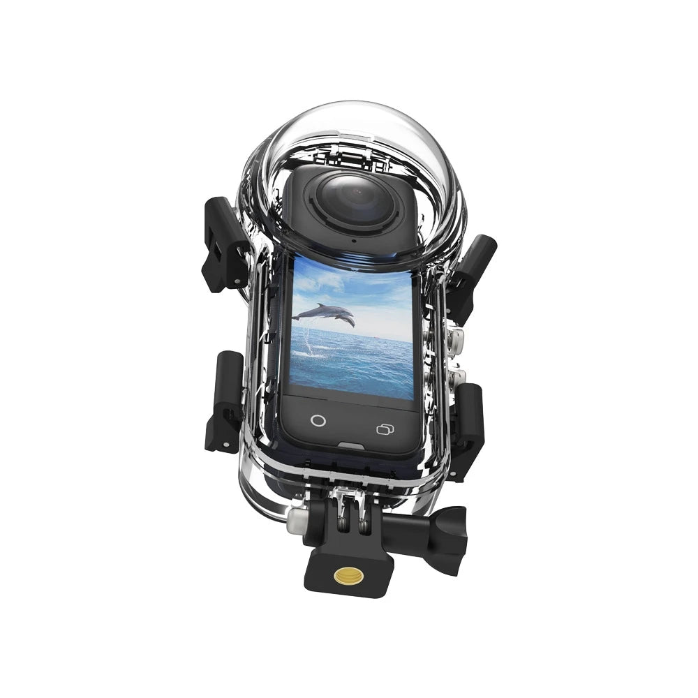 For insta360 X5 Invisible Waterproof Case Dive Protection Panoramic Sports Camera 50 Meters Waterproof Protection Peaceful Pleasures Health and Wellness