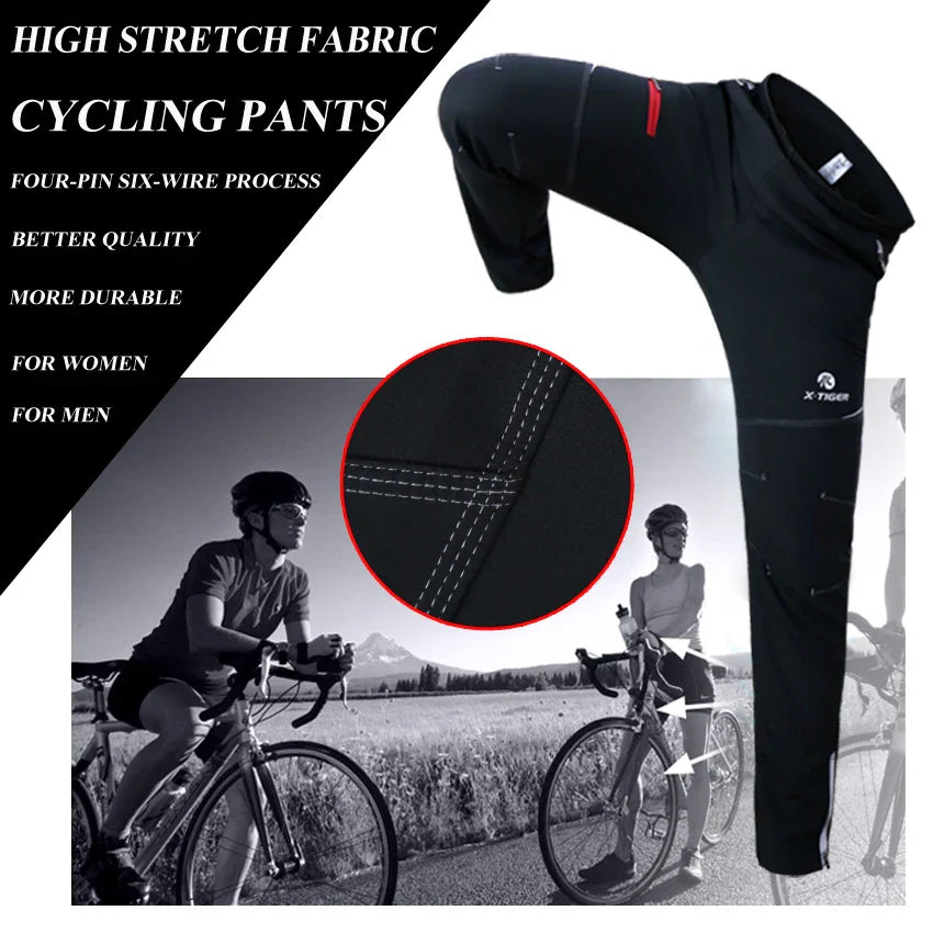 X-TIGER Men's Winter Thermal Fleece Cycling Jacket | Windproof