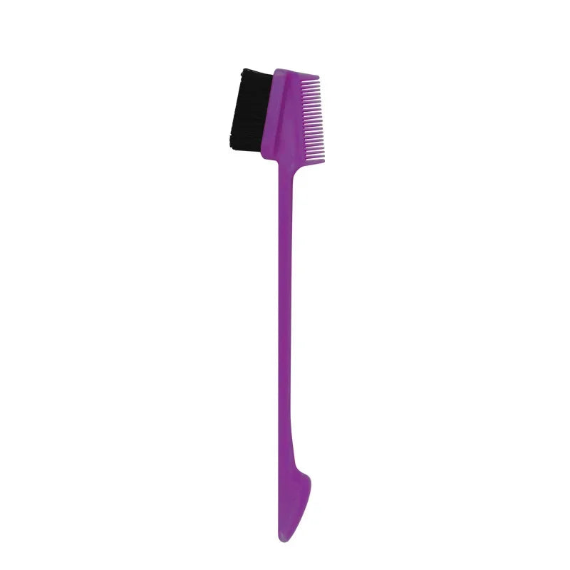 10sets Professional Shave Beard Brush, Barber Oil Head Shape Carving Cleaning Brush, Hairdressing Comb Tools Peaceful Pleasures Health and Wellness Purple