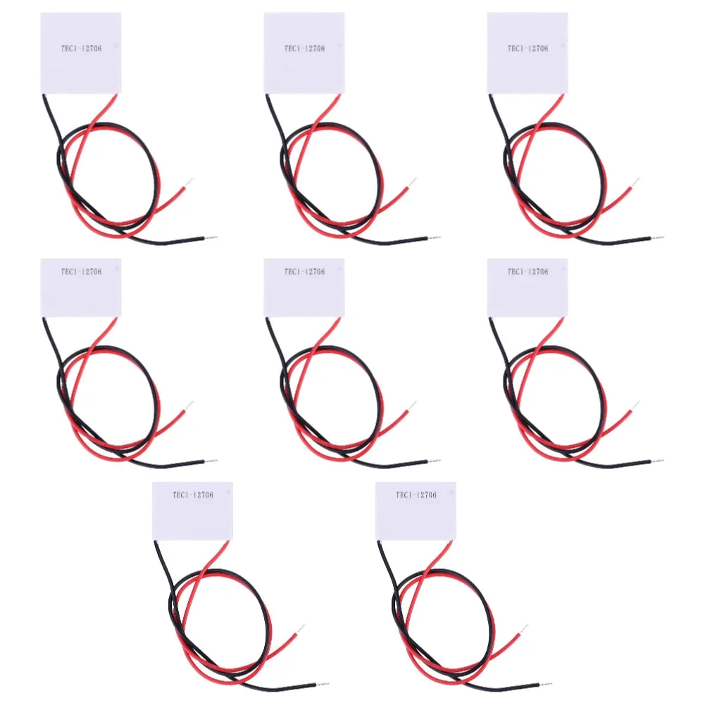 1-10PCS TEC1-12706 Thermoelectric Cooler Peltier Elemente Module 65W 12V 5.8A Plate Module for Cooling for Power Generation Peaceful Pleasures Health and Wellness 8PCS