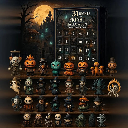 31 Nights Of Fright For Halloween Countdown Box 2025 Advents Calendar For Halloween With 31 Spookys Surprise Toys For Kids Peaceful Pleasures Health and Wellness