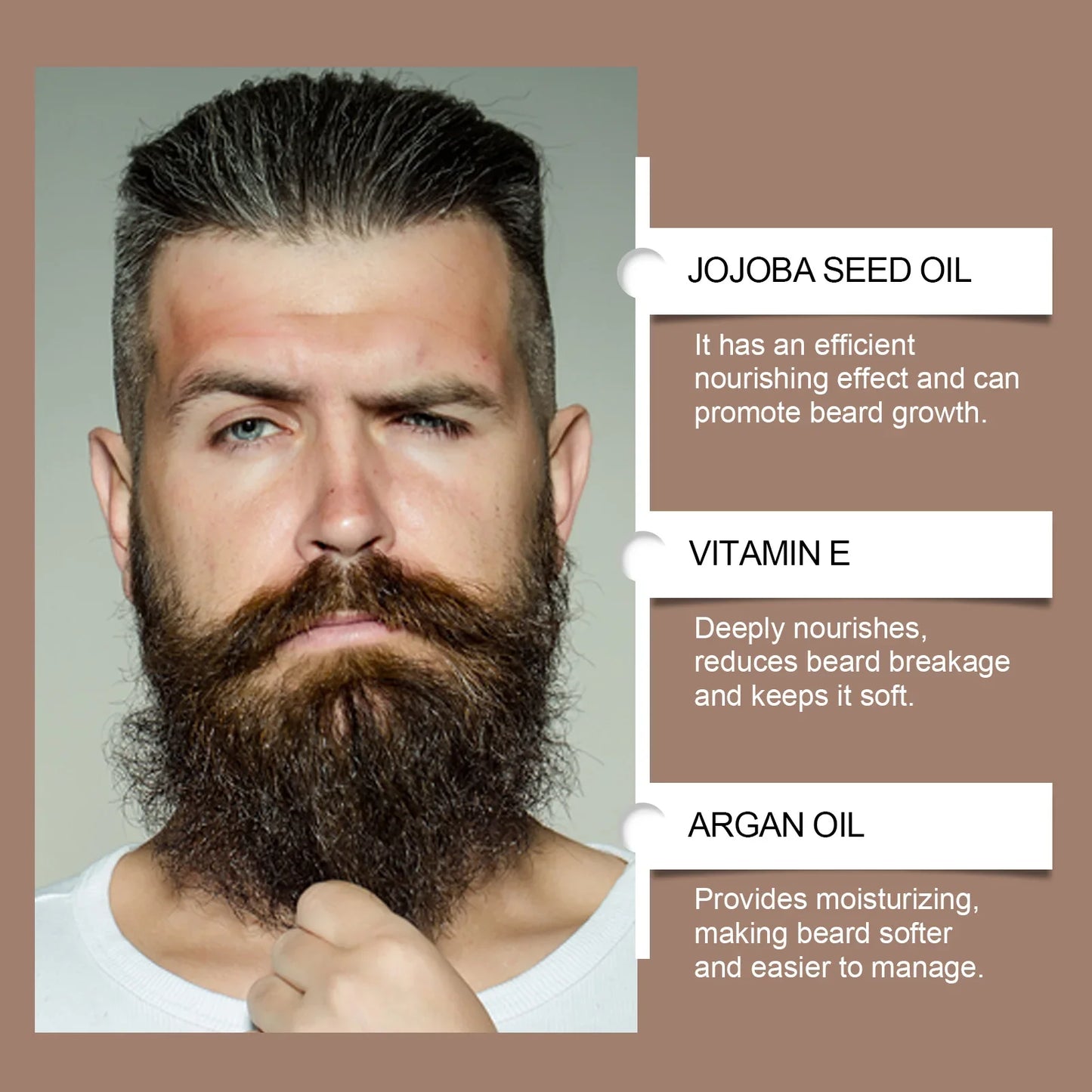 East Moon Men's Beard Oil – Moisturize, Soften & Shine