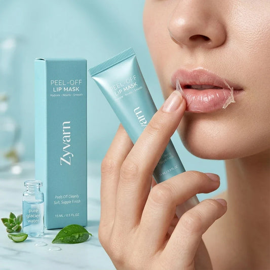 ZYVARN Hydrating Peel-Off Lip Mask | Vitamin E, C & Hyaluronic Peel-Off Lip Mask Oasis Select