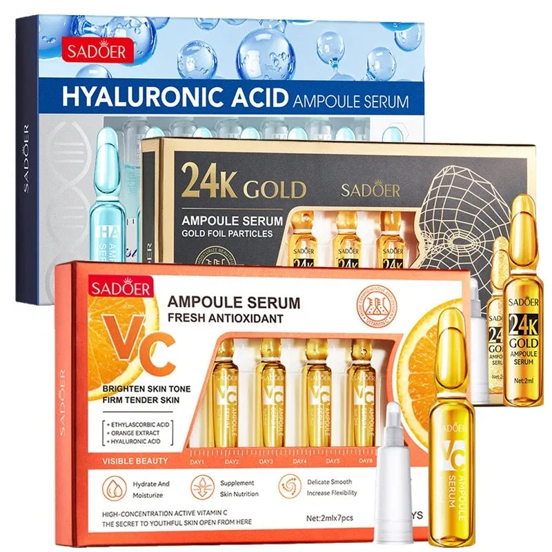 BIOAOUA Vitamin C & 24K Gold Face Serum – Brighten & Hydrate
