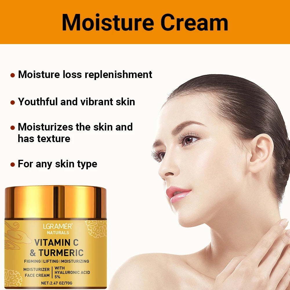 Turmeric & Vitamin C Retinol Face Cream – Firming Peaceful Pleasures Health and Wellness
