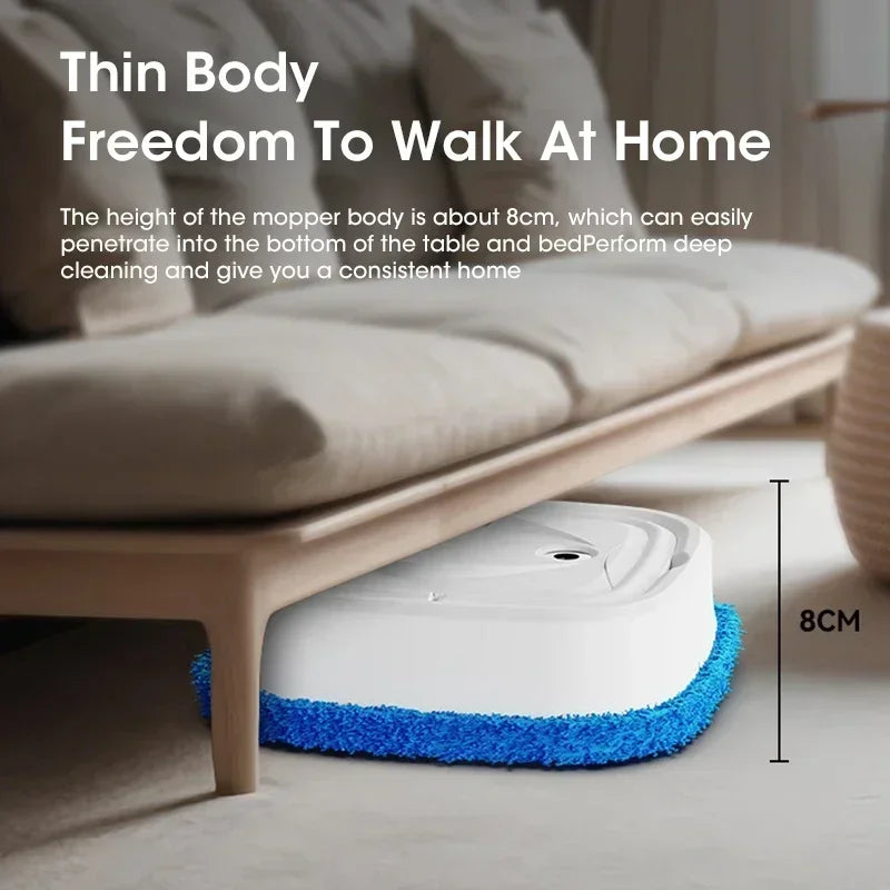 Intelligent Robot Vacuum Cleaner 2000Pa Strong Suction Sweep Mop Smart Mapping Anti Hair Tangle for Hard Floor Carpet Pet Hair Peaceful Pleasures Health and Wellness