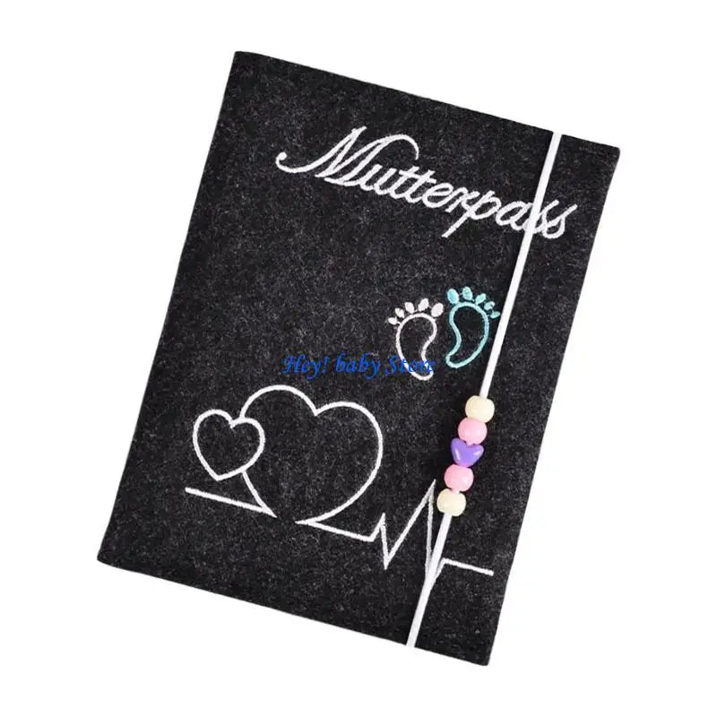 Felt Pregnancy Document Organiser | Maternity Card & Scan Holder