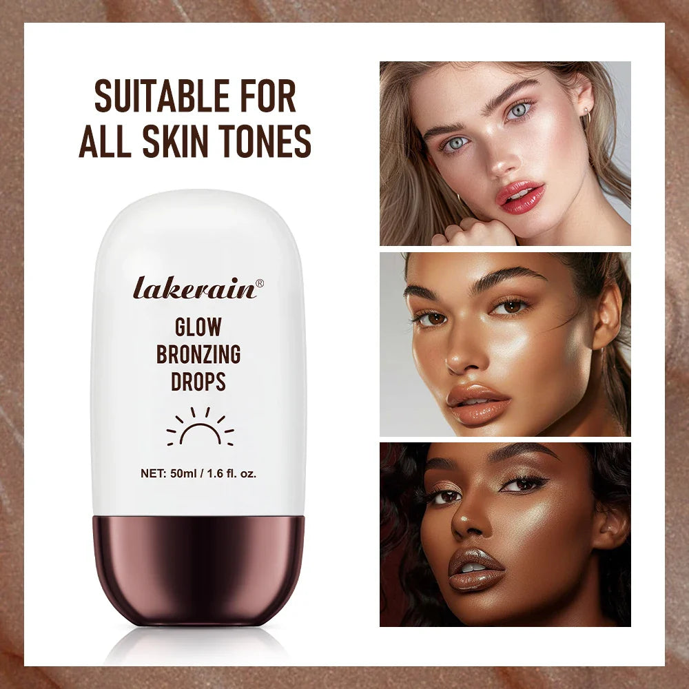 ibcccndc Glow Bronzing Drops – Liquid Bronzer, 4 Shades 50ml