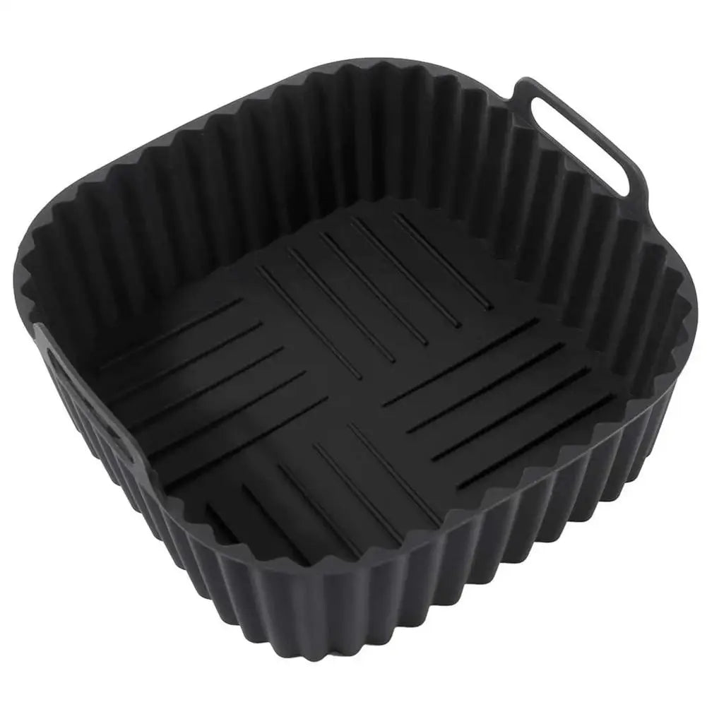 Silicone Air Fryer Liner 21cm Square Reusable Non-Stick Mat