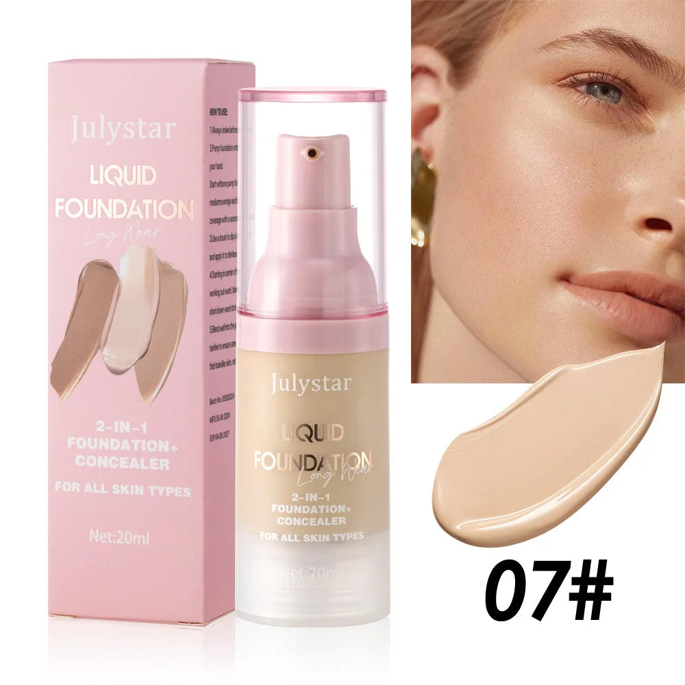 High Coverage Waterproof BB Cream Foundation – Oil Control 20ml