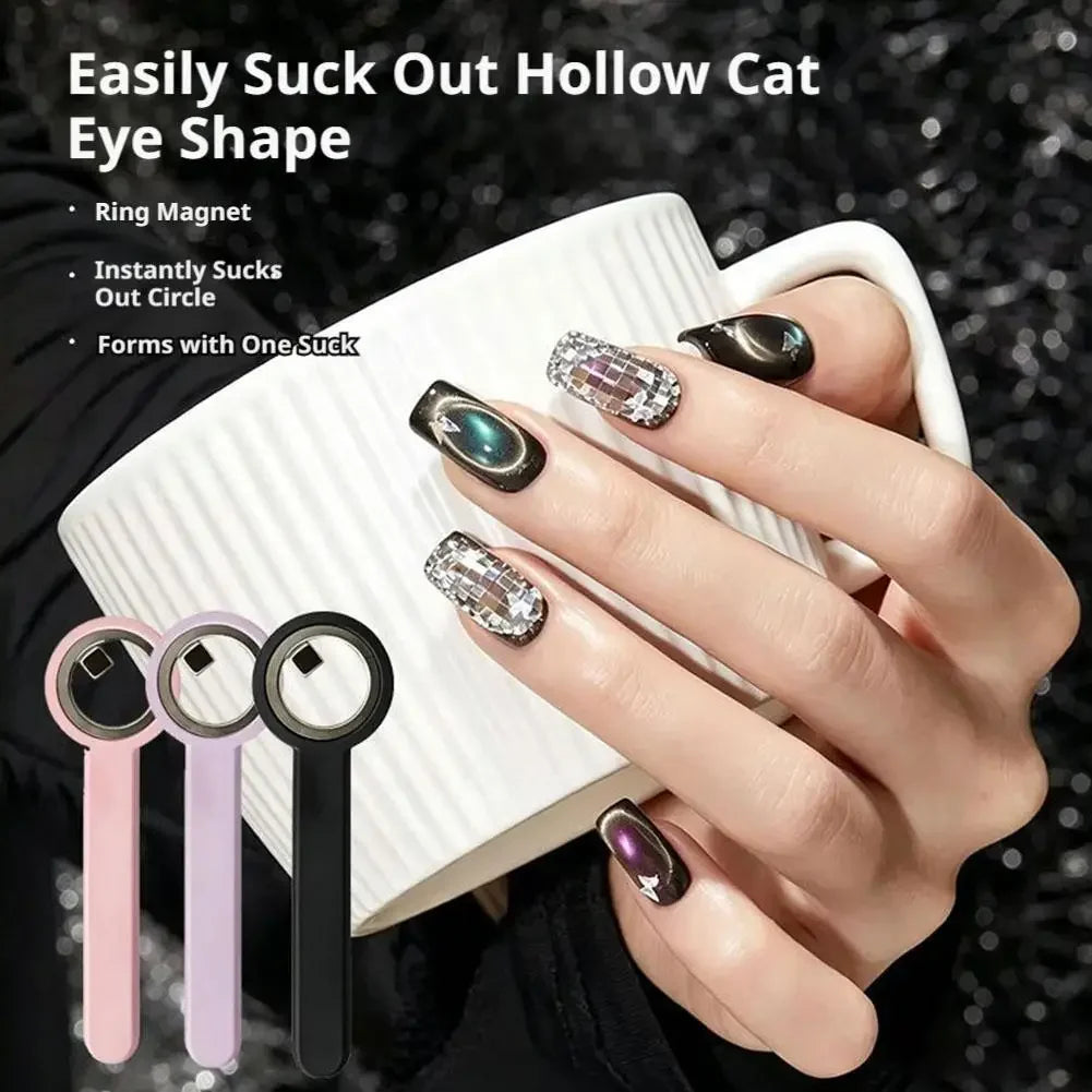 Cat Eye Nail Magnet Ring – Circle Effect Gel Polish Tool Peaceful Pleasures Health and Wellness