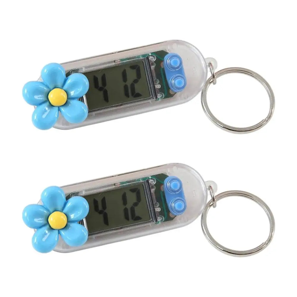 Cute Cartoon Keychain Digital Watch | Mini Silent Stopwatch