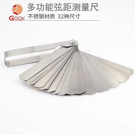 Guitar Multifunctional Chord Pitch Measurement Ruler Electric Gap Peaceful Pleasures Health and Wellness