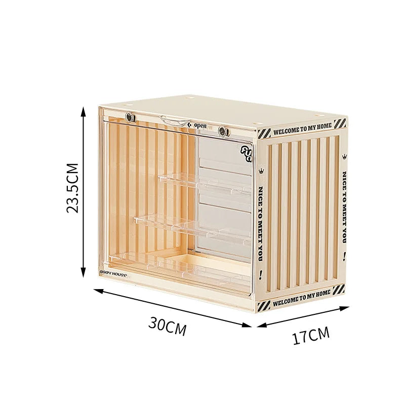Large Collectible Figure Display Case – Dust-Proof Organizer Box