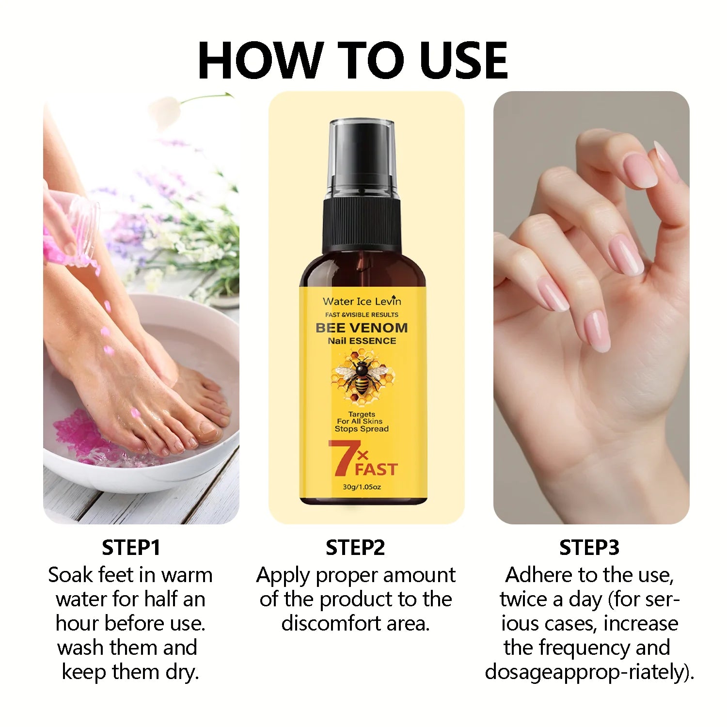 Bee Venom Nail Essence – Fast Results for All Skin Types Nail Essence Treatment Peaceful Pleasures Health and Wellness