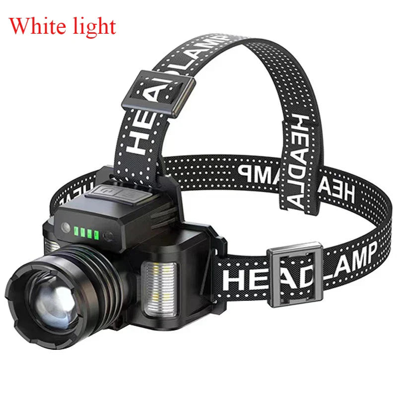 POCKETMAN 30W LED Rechargeable Headlamp | Zoom & Sensor