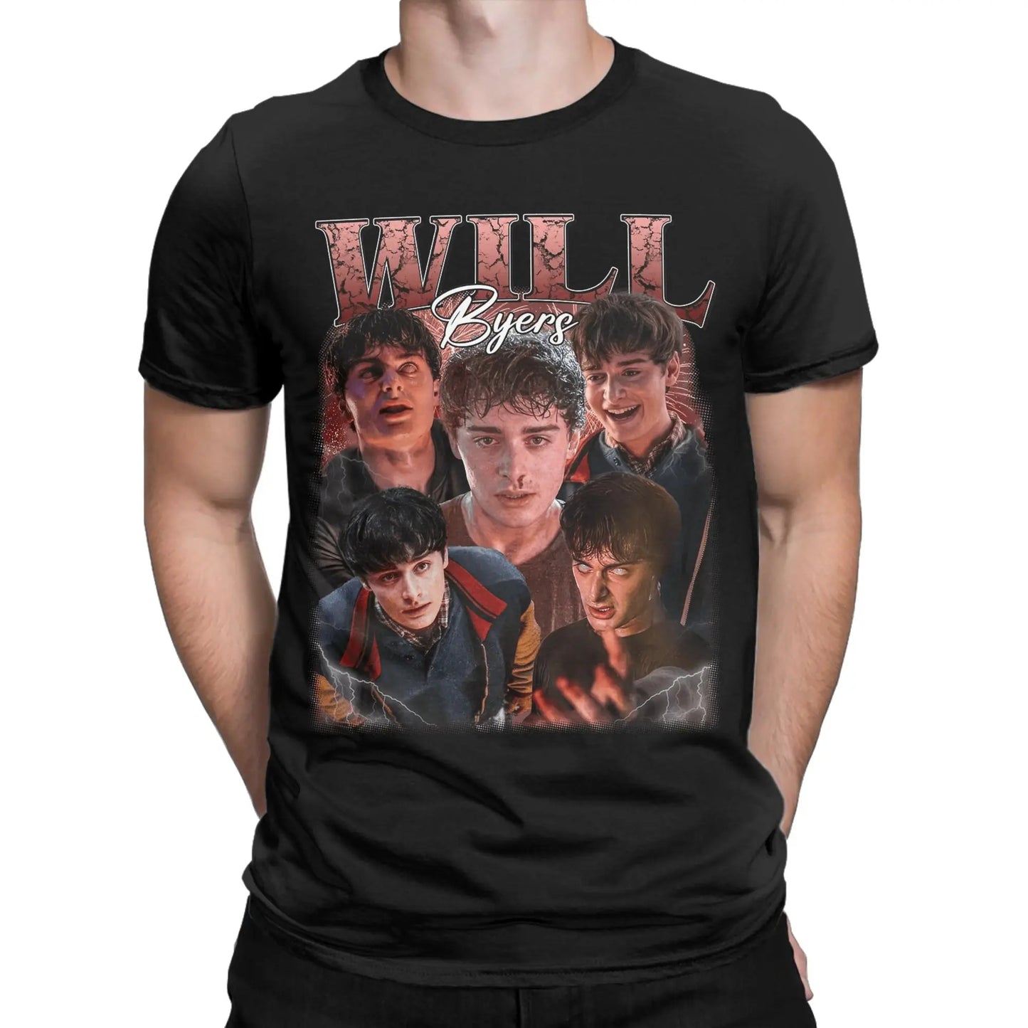 Men's Will Byers T Shirts TV Show 100% Cotton Clothes Vintage Short Sleeve O Neck Tee Shirt Gift Idea T-Shirts Peaceful Pleasures Health and Wellness