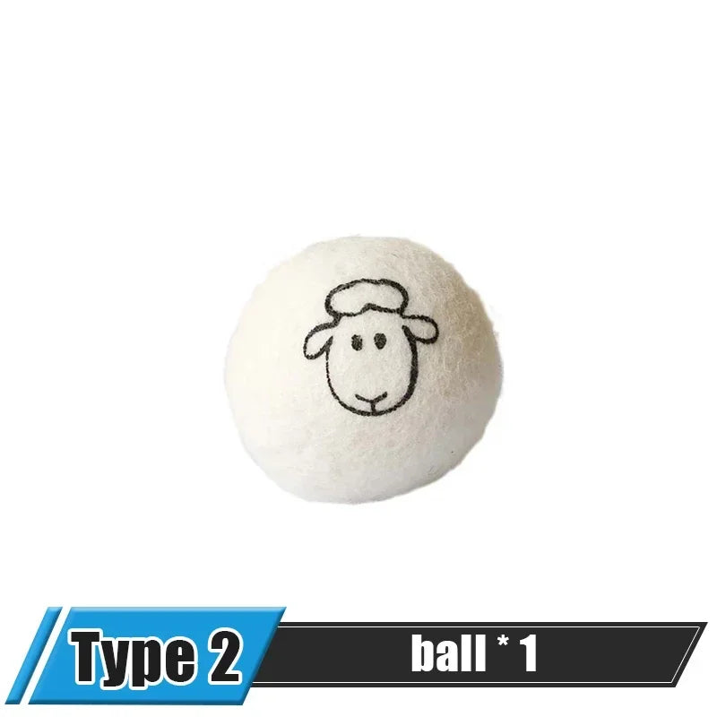 Wool Dryer Balls – Anti-Static Reusable Fabric Softener