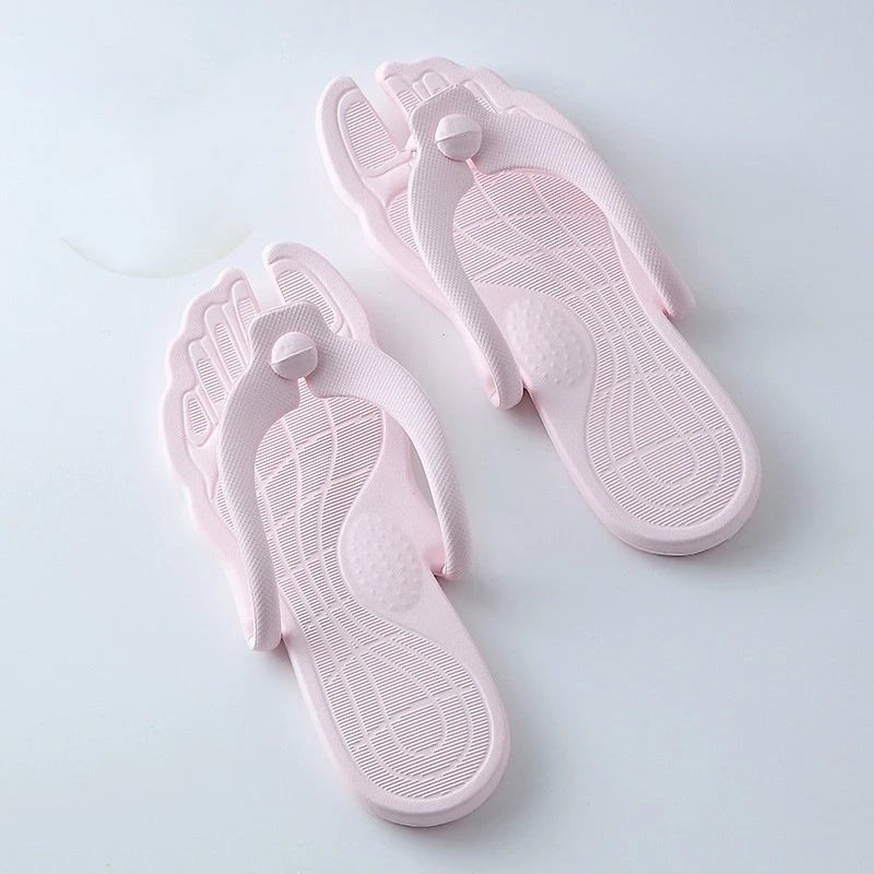 Foldable EVA Flip-Flops | Travel Portable Beach Slide Sandals