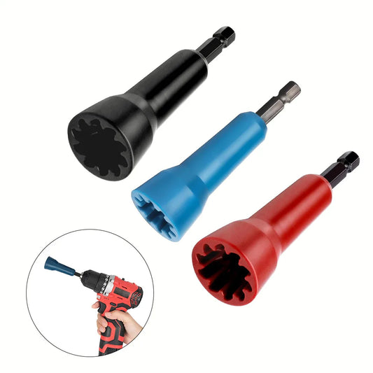 Automatic Wire Stripper Electric Twisted Tool Hex Handle Power Drill Peaceful Pleasures Health and Wellness