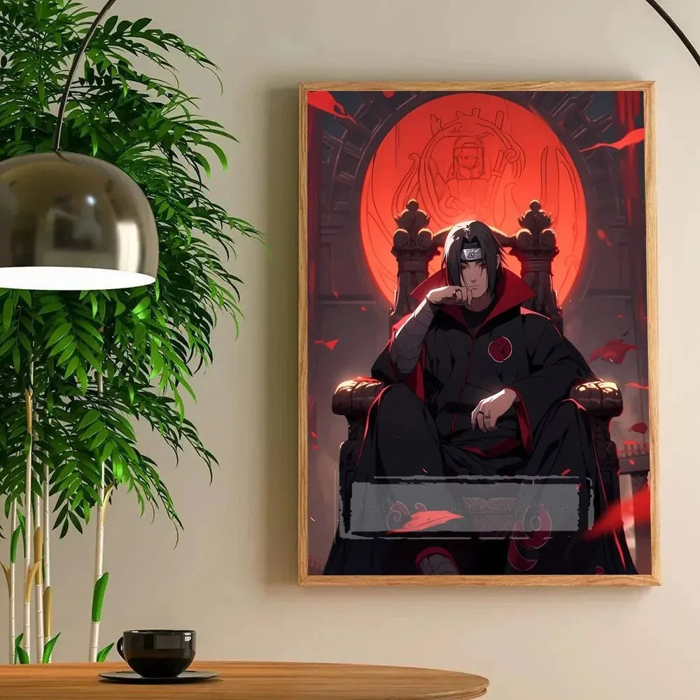 1pc Cool Anime I-Itachi U-Uchiha Anime Poster Paper Print Home Bedroom Entrance Bar Cafe Art Painting Decoration Peaceful Pleasures Health and Wellness K3-131-7 50x70cm